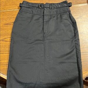 Elegant Black Pencil Skirt